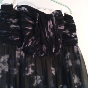 Donna Morgan Ruched Strapless Dress